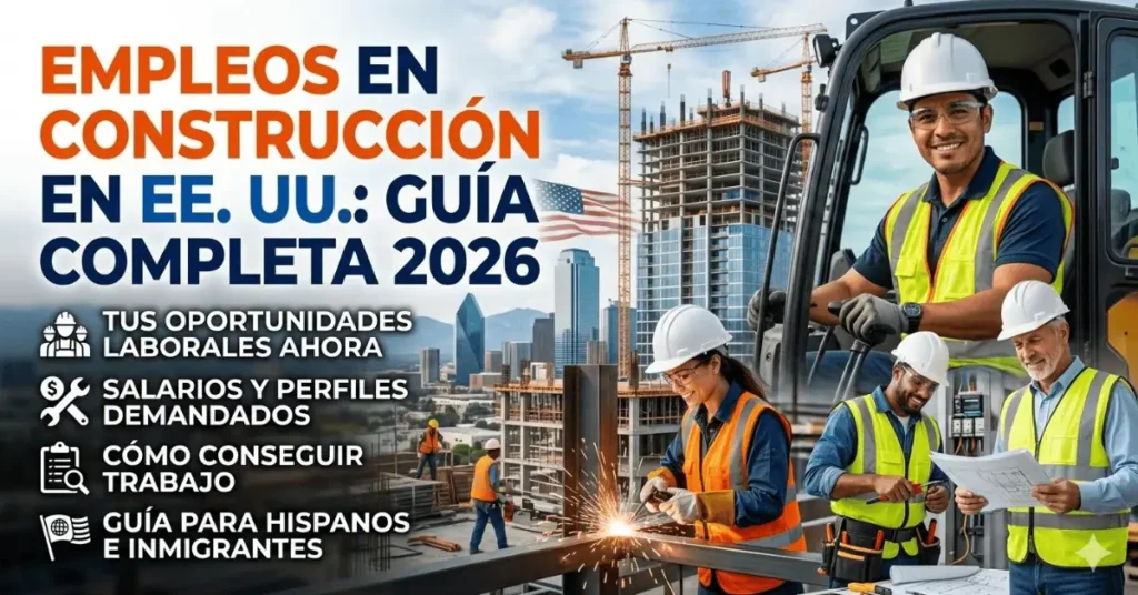 Empleos en Construcción en EE. UU.: Guía Completa 2026
